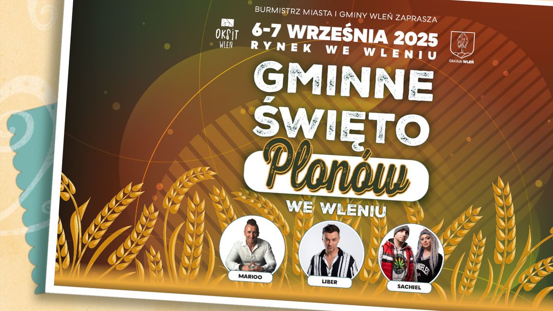 Gminne Święto Plonów już wkrótce we Wleniu