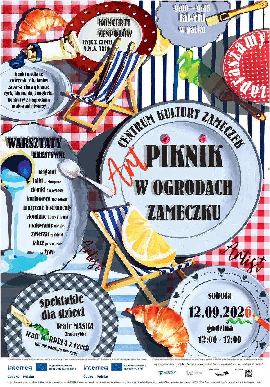 ℹ️Centrum Kultury Zameczek w Jeleniej Górze zaprasza w #sobotę na Piknik w Ogrodach Zameczkuℹ️