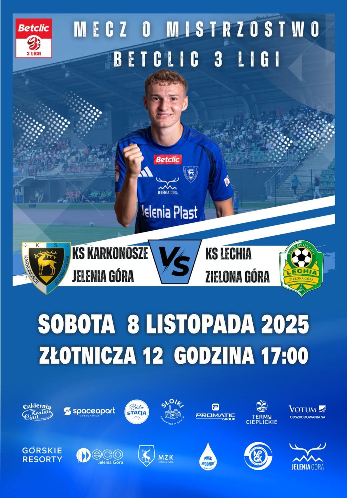 Karkonosze vs. Lechia Zielona Góra mecz na żywo i w internecie!