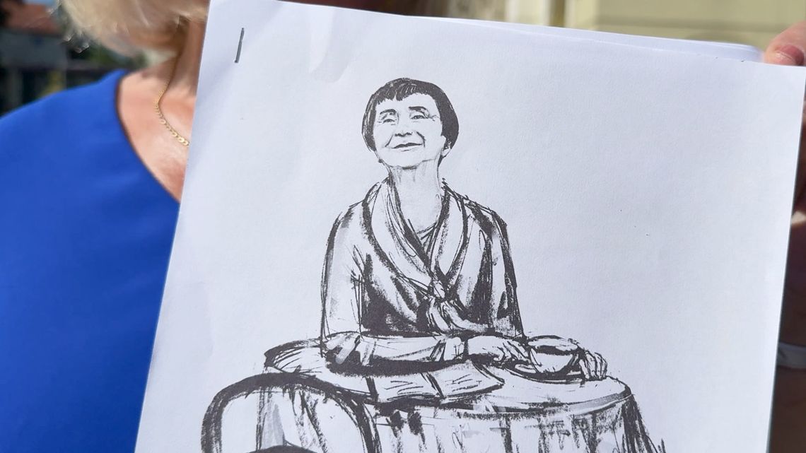 Konferencja prasowa poświęcona przedsięwzięciu upamiętnienia Aliny Obidniak