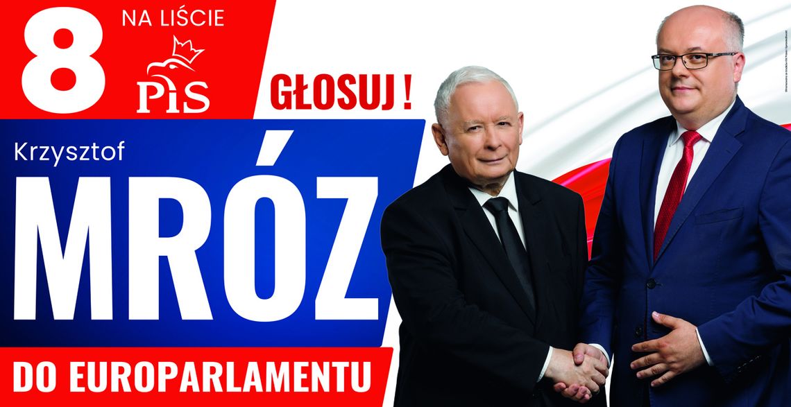 Krzysztof Mróz nr 8 na liście PiS