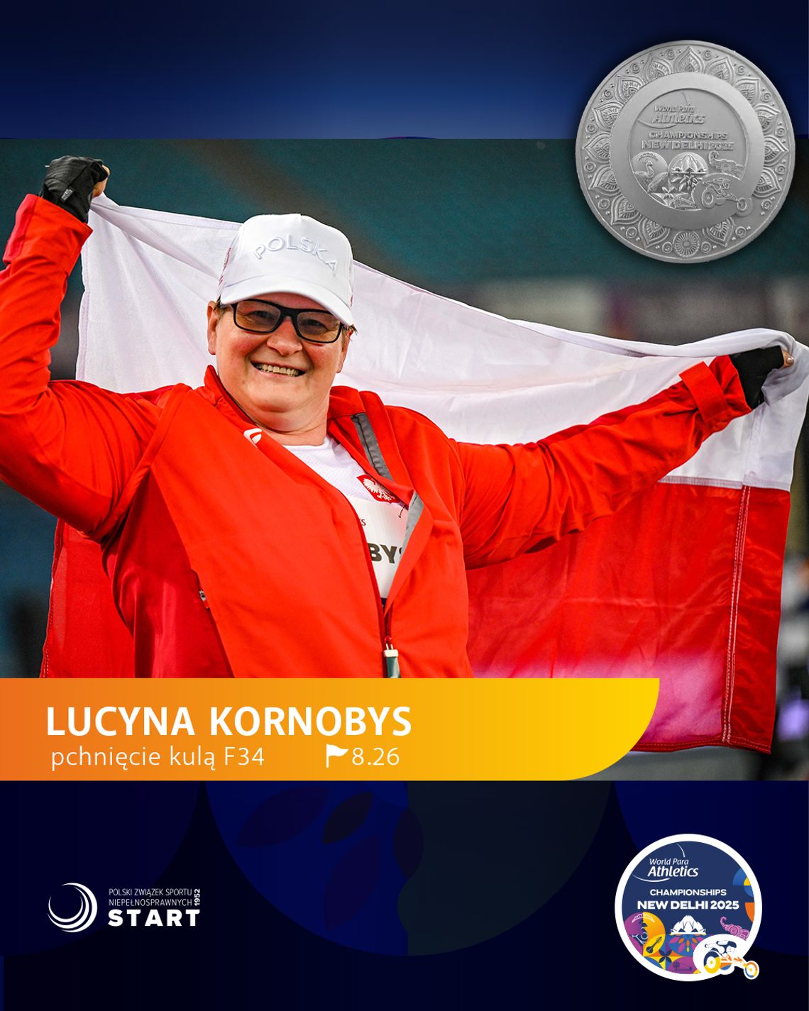 Lucyna Kornobys znów ze srebrem! Lucyna Kornobys znów ze srebrem!