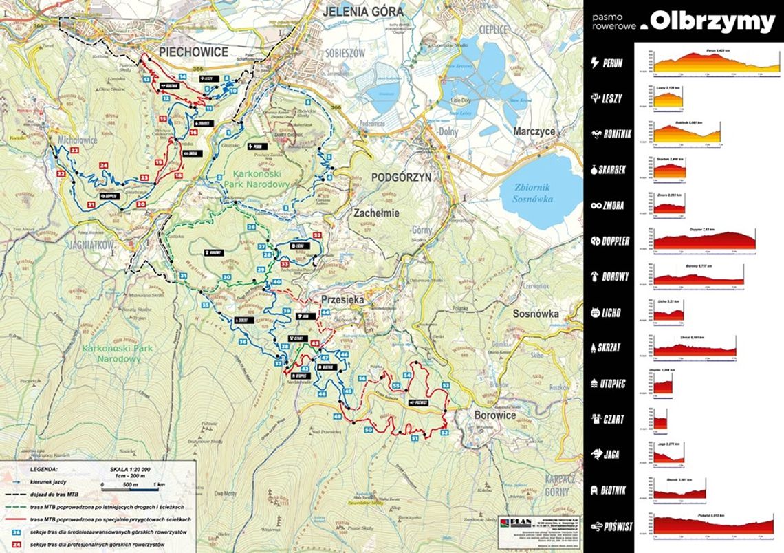 Mapki singletracków w Karkonoskiej Informacji Turystycznej!