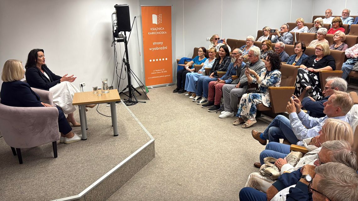 Marzena Okła‑Drewnowicz odwiedziła Jelenią Górę