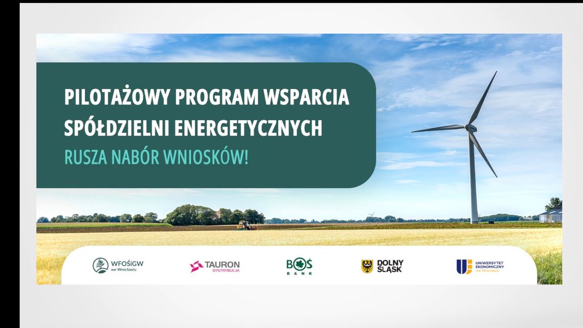 MKiŚ wspiera WFOŚiGW we Wrocławiu w rozwoju spółdzielni energetycznych