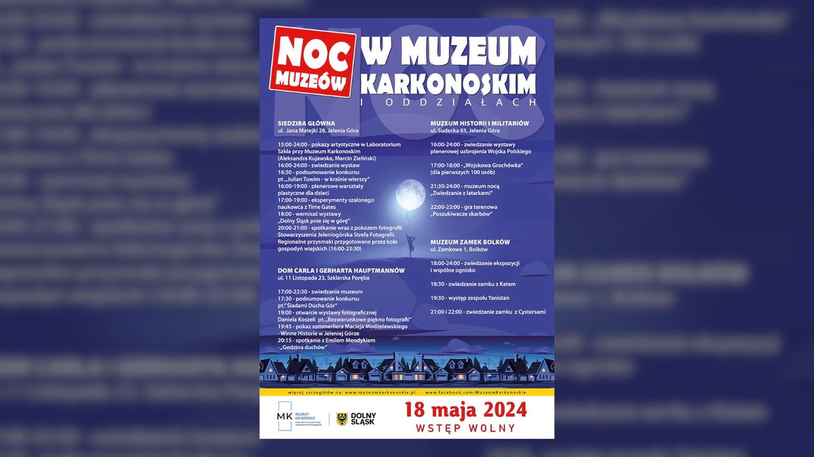 Noc Muzeów - będzie się działo!