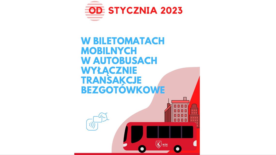 Od 2023 roku nie kupisz za gotówkę biletu w MZK