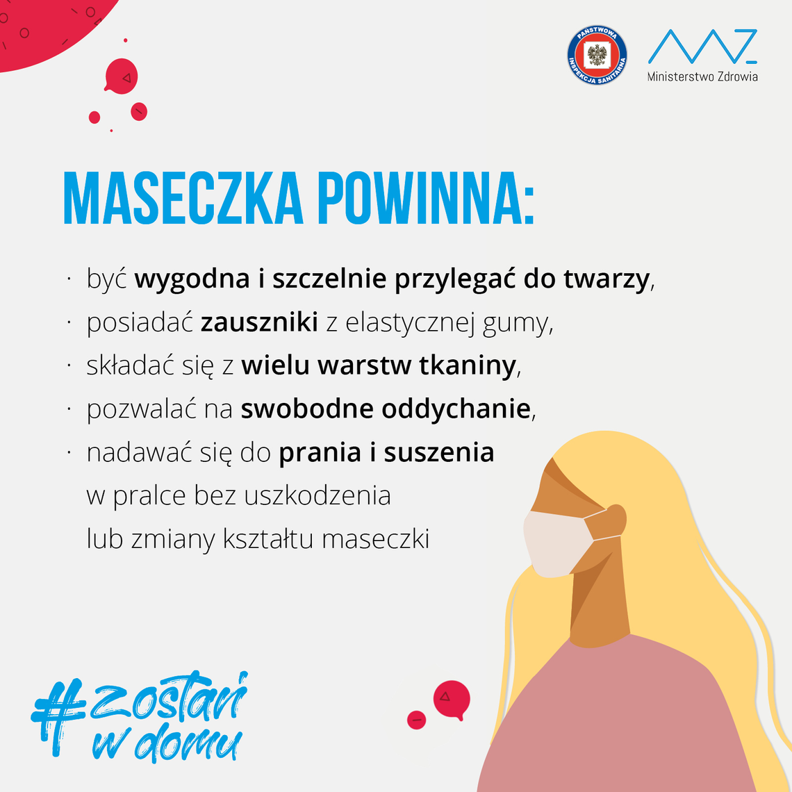 Od jutra obowiązek zakrywania ust i nosa np. maseczką  