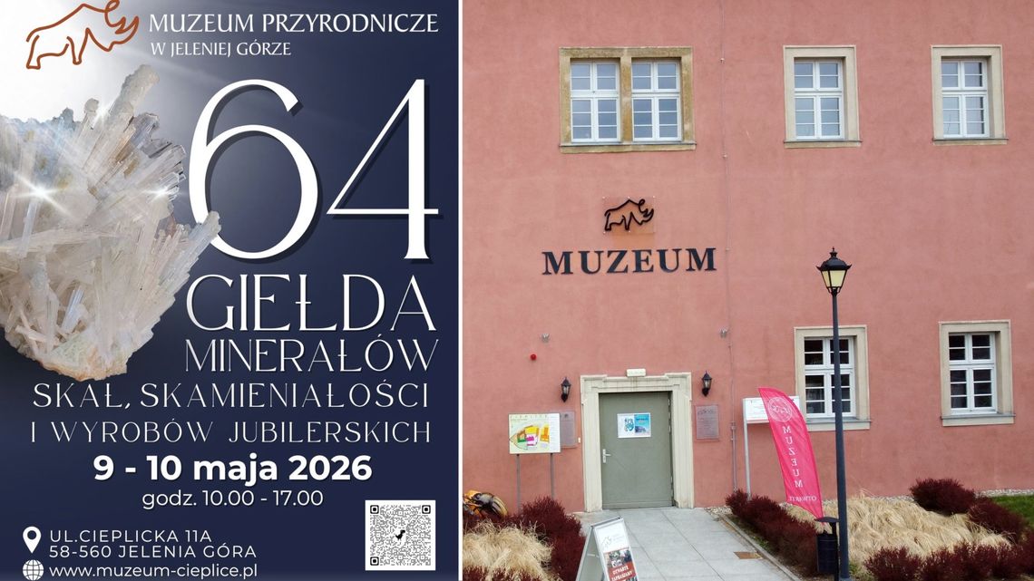 Odliczamy dni do 64 GIEŁDY MINERAŁÓW