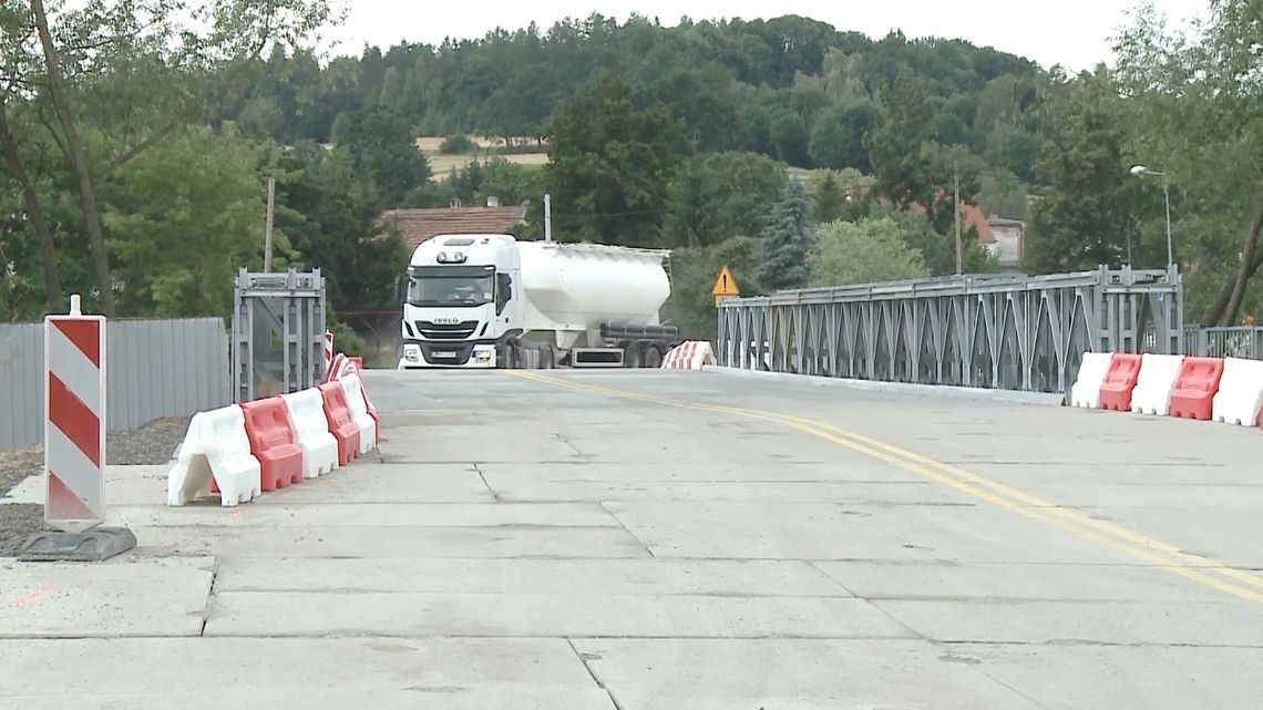 Otwarto tymczasowy most we Lwówku Śląskim