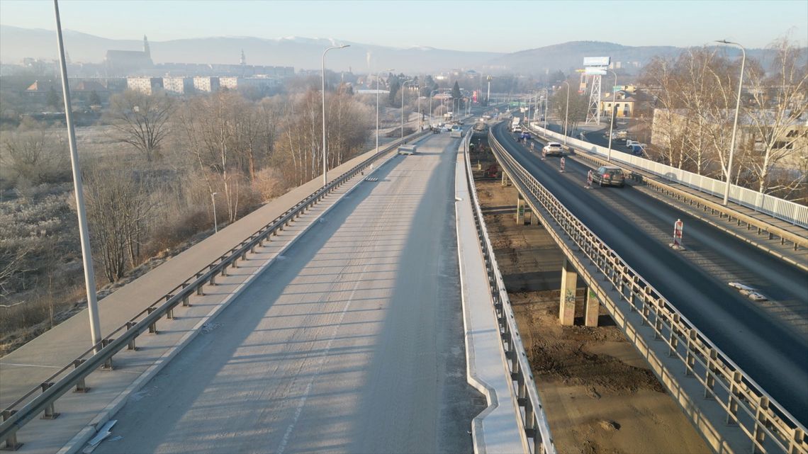 Pierwsza część estakady prawie gotowa, jednak prace szybko wrócą w to miejsce