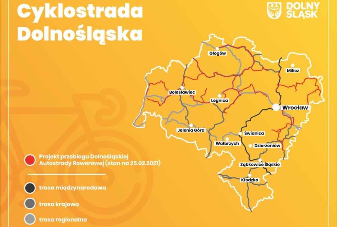 Podpisano pierwsze porozumienia odnośnie powstania Cyklostrady Dolnośląskiej