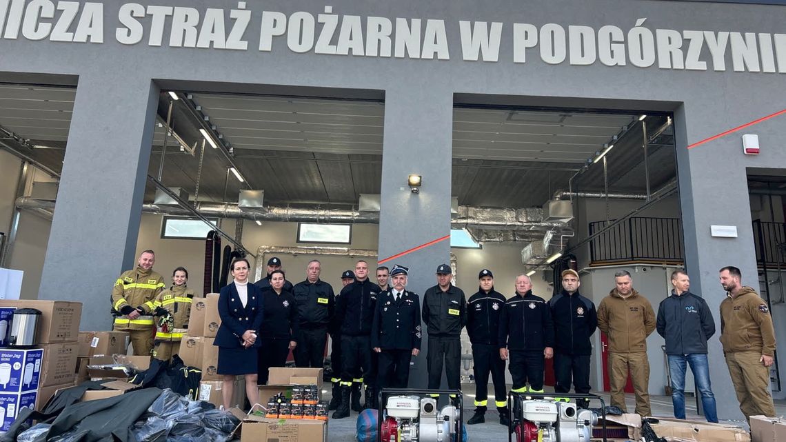 Podziękowania za zaangażowanie i poświęcenie dla strażaków z Gminy Podgórzyn