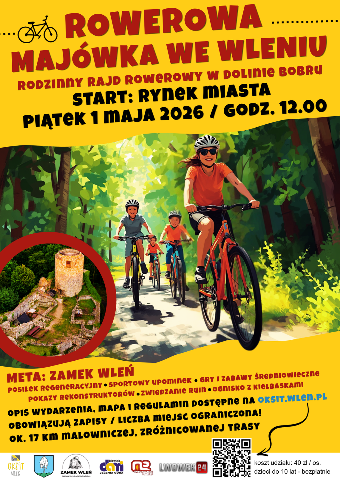 Rowerowa Majówka we Wleniu Rowerowa Majówka we Wleniu