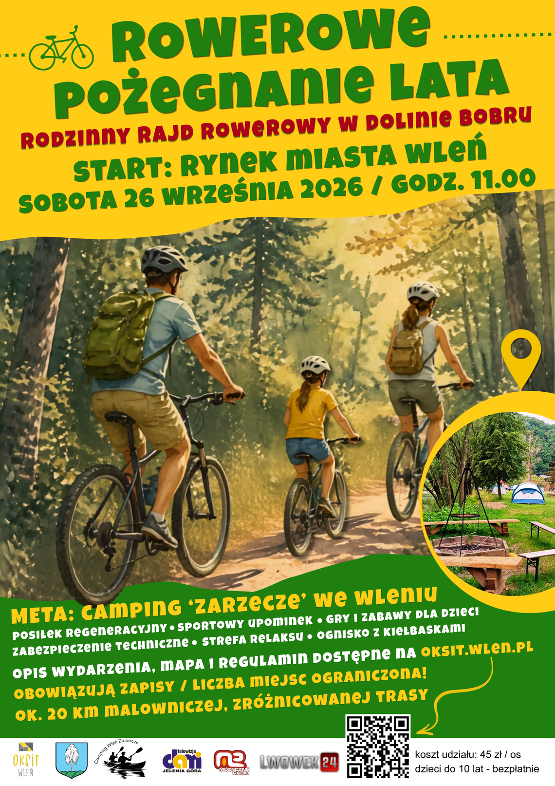 Rowerowe Pożegnanie lata we Wleniu Rowerowe Pożegnanie lata we Wleniu