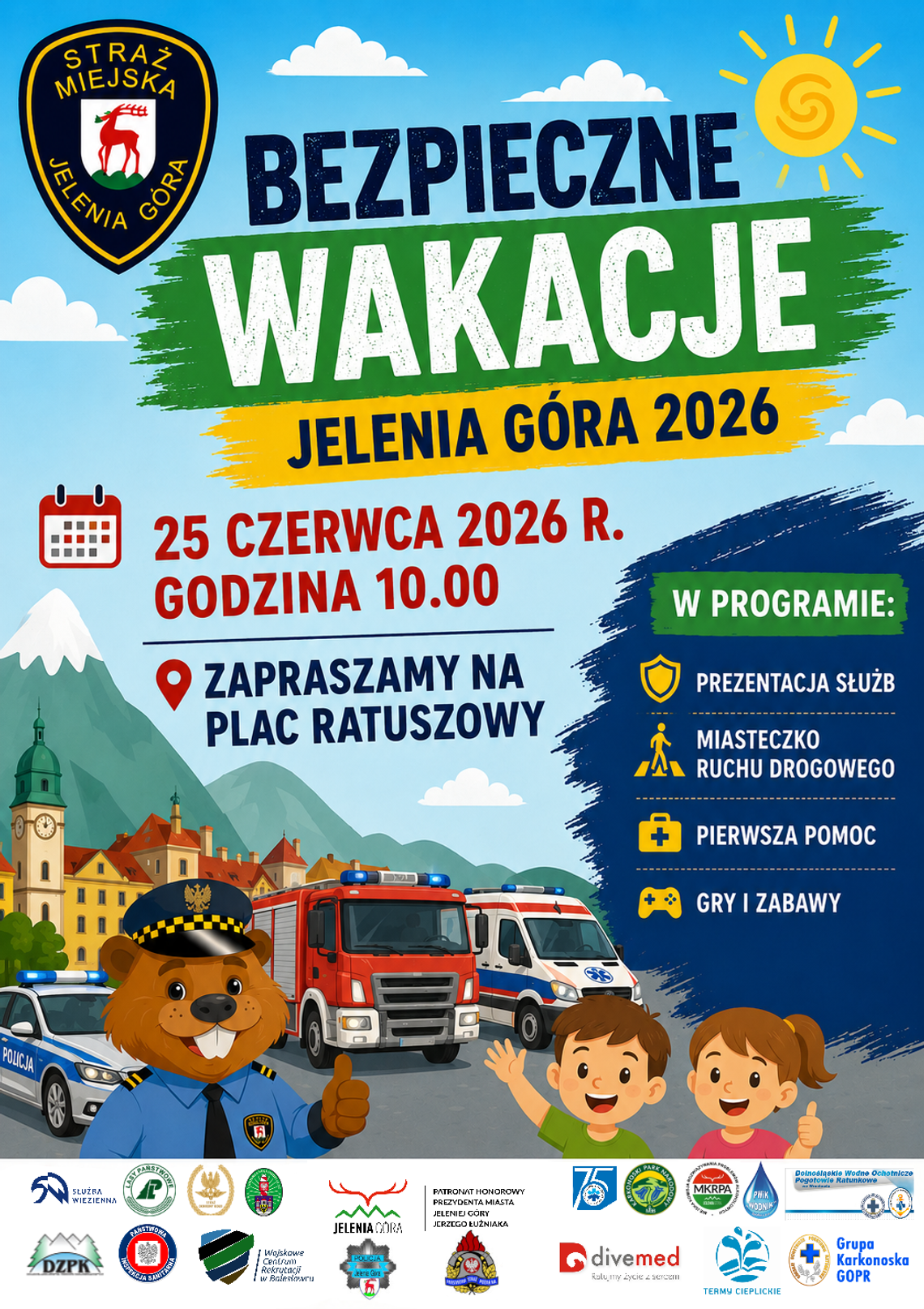 Rozpoczynają się "Bezpieczne Wakacje" Rozpoczynają się "Bezpieczne Wakacje"