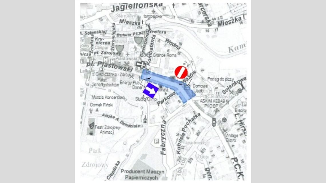Ruch jednokierunkowy na Placu Piastowskim