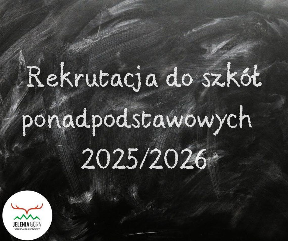 📢Są jeszcze miejsca w jeleniogórskich szkołach średnich!