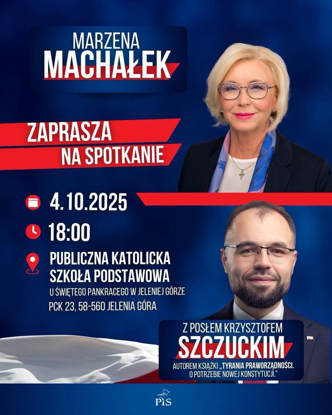 Spotkanie z Posłanką Marzeną Machałek i Posłem Krzysztofem Szczuckim!