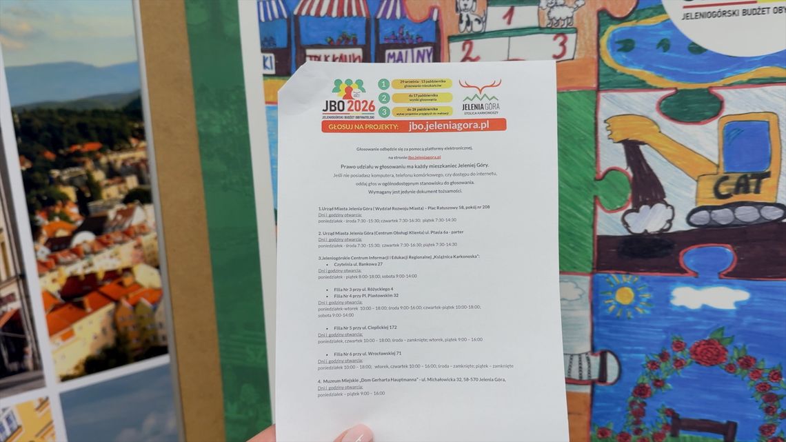 Szansa na współdecydowanie o przyszłości Jeleniej Góry