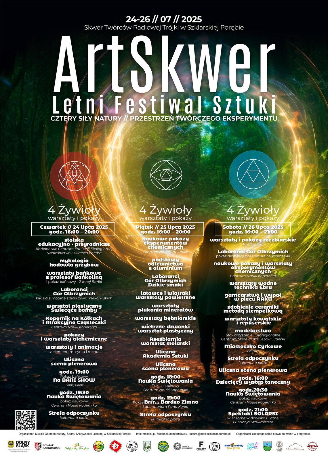 Szykujcie się na wielką dawkę artystycznych emocji, naukowych eksperymentów i bańkowej magii! Kiedy? 24–26 lipca 2025 Szykujcie się na wielką dawkę artystycznych emocji, naukowych eksperymentów i bańkowej magii! Kiedy? 24–26 lipca 2025