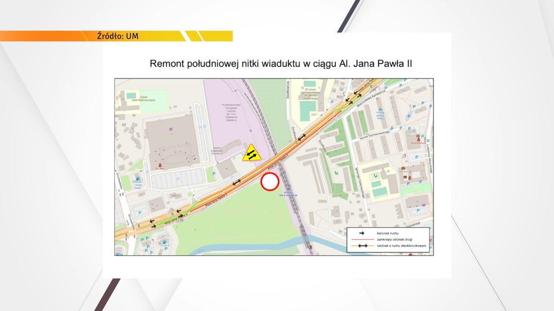 Uwaga kierowcy zaczynają się utrudnienia na alei Jana Pawła II