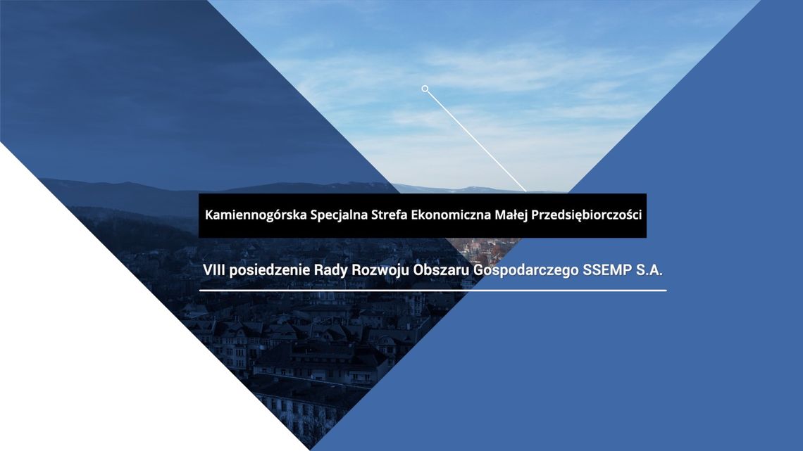 VIII posiedzenie Rady Rozwoju Obszaru Gospodarczego SSEMP S.A.