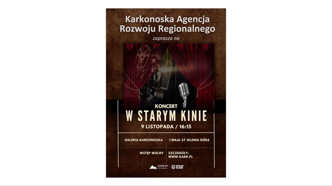 🎼" W starym kinie"🎼 - zaproszenie!