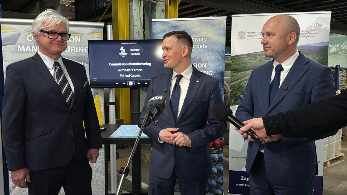 Wizyta Sekretarza Stanu w Ministerstwie Rozwoju i Technologii w Kamiennej Górze