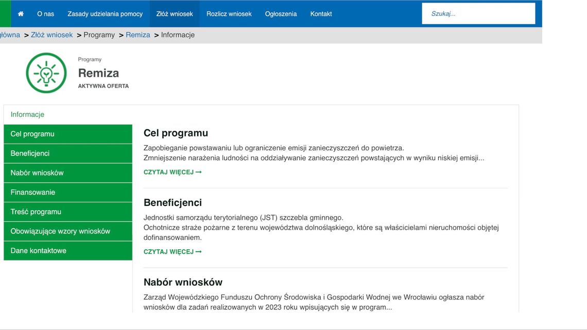 Wydłużony termin składania wniosków do programu "Remiza"