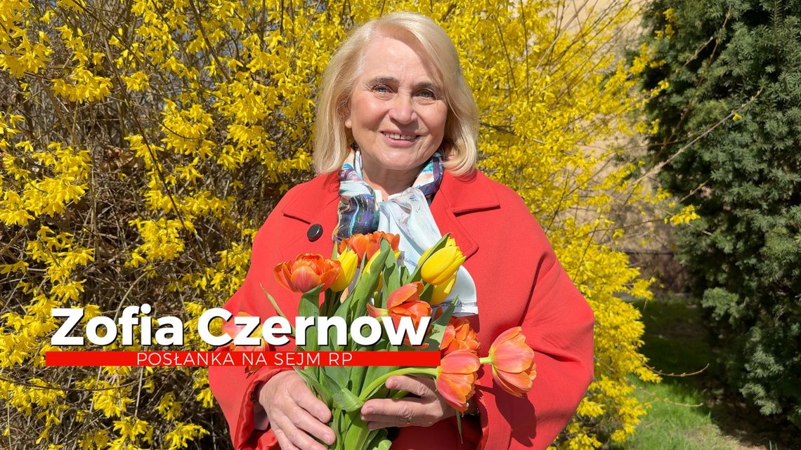 Życzenia wielkanocne Posłanki Zofii Czernow